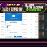 Bukti Jp MEME4D Slot Online 05 April 2025