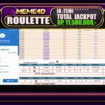 Bukti Jp MEME4D Casino Online 13 April 2025