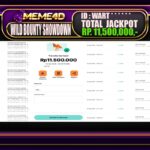 Bukti Jp MEME4D Slot Online 02 April 2025