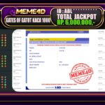 Bukti Jp MEME4D Slot Online 15 Mei 2025