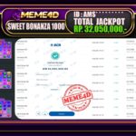 Bukti Jp MEME4D Slot Online 28 Mei 2025