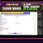 Bukti Jp MEME4D Slot Online 07 Mei 2025