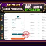 Bukti Jp MEME4D Slot Online 17 Mei 2025