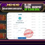 Bukti Jp MEME4D Slot Online 17 Mei 2025