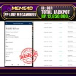Bukti Jp MEME4D Casino Online 24 Mei 2025