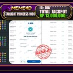 Bukti Jp MEME4D Slot Online 27 Mei 2025