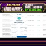 Bukti Jp MEME4D Slot Online 25 Mei 2025