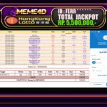 Bukti Jp MEME4D Togel Online 06 Mei 2025