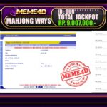 Bukti Jp MEME4D Slot Online 22 Mei 2025