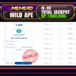 Bukti Jp MEME4D Slot Online 10 Mei 2025