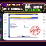 Bukti Jp MEME4D Slot Online 22 Mei 2025