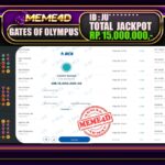 Bukti Jp MEME4D Slot Online 12 Mei 2025