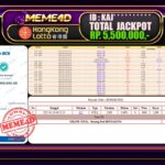 Bukti Jp MEME4D Togel Online 29 Mei 2025