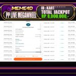 Bukti Jp MEME4D Casino Online 04 Mei 2025