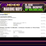 Bukti Jp MEME4D Slot Online 05 Mei 2025