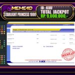 Bukti Jp MEME4D Slot Online 18 Mei 2025