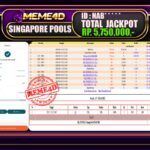 Bukti Jp MEME4D Togel Online 13 Mei 2025
