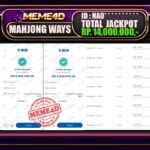 Bukti Jp MEME4D Slot Online 11 Mei 2025