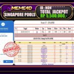 Bukti Jp MEME4D Togel Online 25 Mei 2025