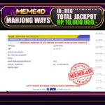 Bukti Jp MEME4D Slot Online 12 Mei 2025