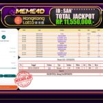 Bukti Jp MEME4D Togel Online 13 Mei 2025