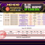 Bukti Jp MEME4D Togel Online 26 Mei 2025