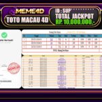 Bukti Jp MEME4D Togel Online 12 Mei 2025