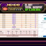 Bukti Jp MEME4D Togel Online 08 Mei 2025