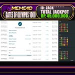 Bukti Jp MEME4D Slot Online 04 Mei 2025