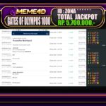 Bukti Jp MEME4D Slot Online 04 Mei 2025