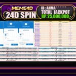 Bukti Jp MEME4D Casino Online 25 Juni 2025