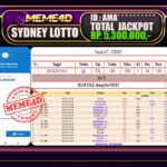 Bukti Jp MEME4D Togel Online 30 Juni 2025