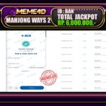 Bukti Jp MEME4D Slot Online 27 Juni 2025