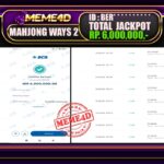 Bukti Jp MEME4D Slot Online 24 Juni 2025