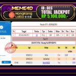 Bukti Jp MEME4D Togel Online 27 Juni 2025