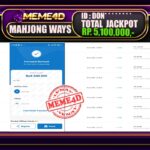 Bukti Jp MEME4D Slot Online 09 Juni 2025