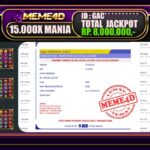 Bukti Jp MEME4D Slot Online 28 Juni 2025