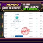 Bukti Jp MEME4D Slot Online 18 Juni 2025