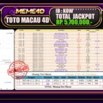 Bukti Jp MEME4D Togel Online 12 Juni 2025