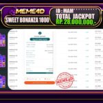 Bukti Jp MEME4D Slot Online 28 Juni 2025