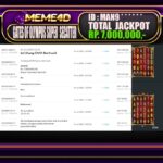 Bukti Jp MEME4D Slot Online 15 Juni 2025