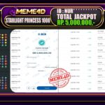 Bukti Jp MEME4D Slot Online 29 Juni 2025