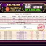 Bukti Jp MEME4D Togel Online 16 Juni 2025