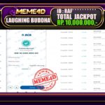 Bukti Jp MEME4D Slot Online 14 Juni 2025