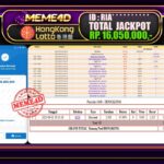 Bukti Jp MEME4D Togel Online 02 Juni 2025