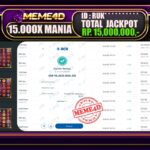 Bukti Jp MEME4D Slot Online 27 Juni 2025