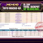 Bukti Jp MEME4D Togel Online 24 Juni 2025
