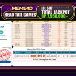 Bukti Jp MEME4D Casino Online 09 Juni 2025