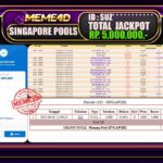 Bukti Jp MEME4D Togel Online 03 Juni 2025