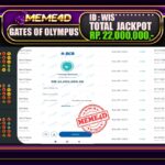 Bukti Jp MEME4D Slot Online 09 Juni 2025